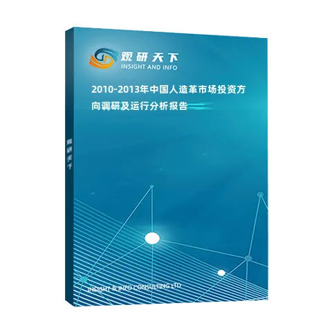 2010-2013年中国人造革市场投资方向调研及运行分析报告
