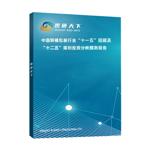 中国钢桶包装行业“十一五”回顾及“十二五”规划投资分析预测报告